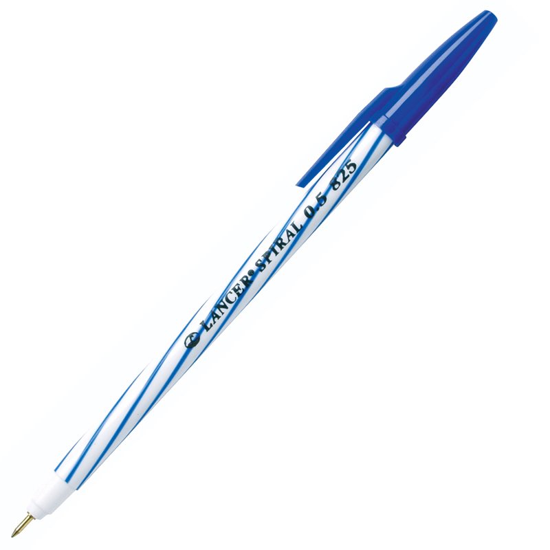  ปากกาลูกลื่น Lancer #825 0.5 สีน้ำเงิน