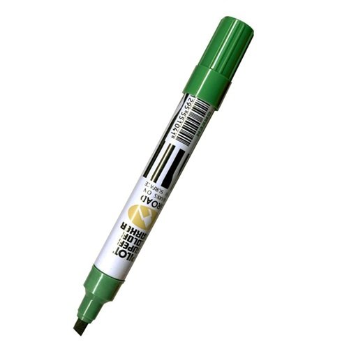 ปากกาเคมี หัวเดียว Pilot B หัวตัดสีเขียว (แพ็ค12ด้าม)