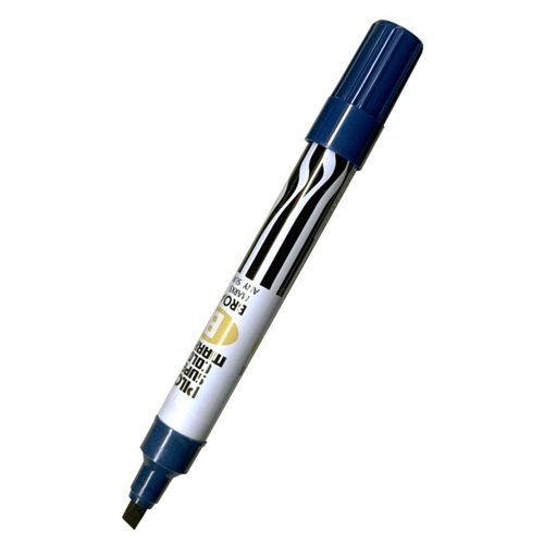 ปากกาเคมี หัวเดียว Pilot B หัวตัดสีน้ำเงิน (แพ็ค12ด้าม)