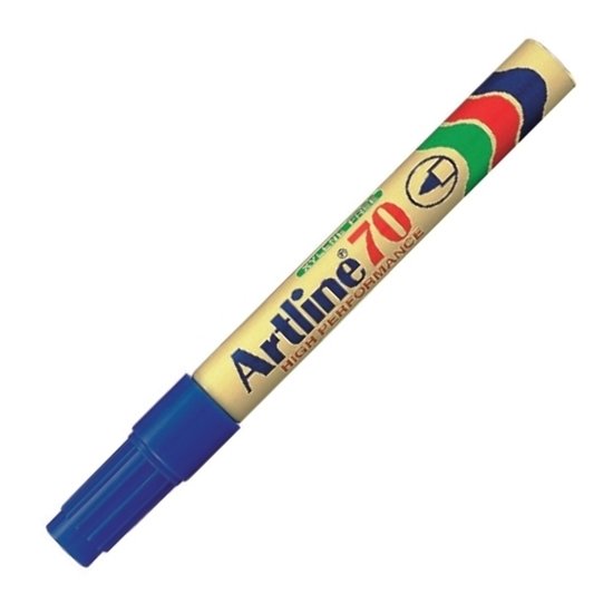 ปากกาเคมี Artline #70 หัวกลมสีน้ำเงิน (แพ็ค12ชิ้น)