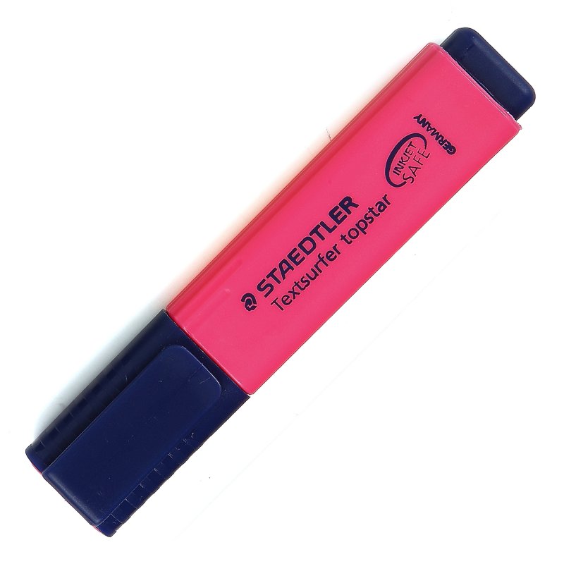 ปากกาสะท้อนแสง Staedtler สีชมพู(ด้าม)
