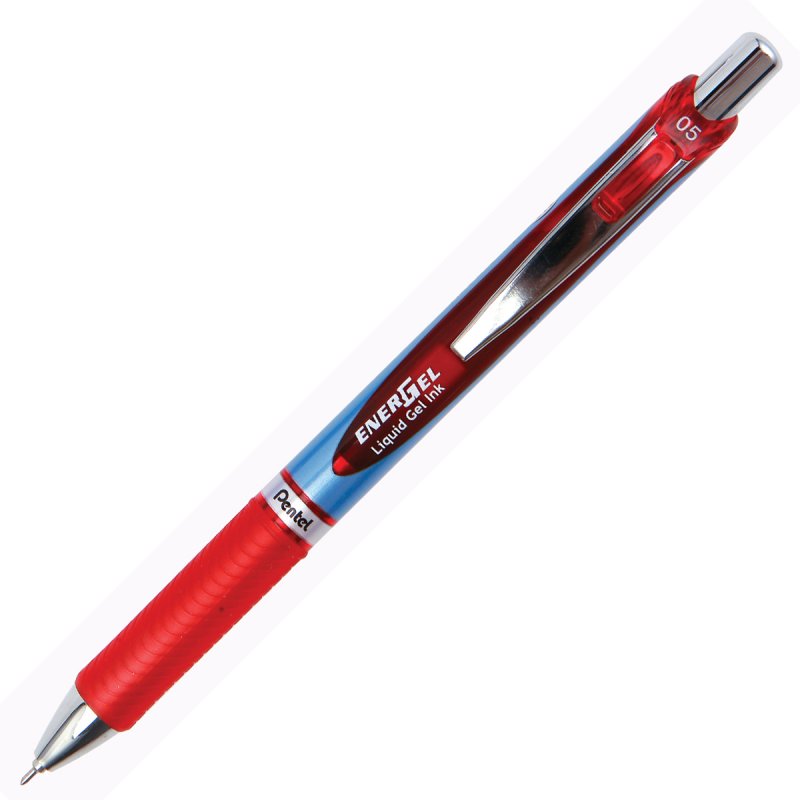 ปากกาหมึกเจลPentel Energel Ball0.5BLN75ดำ (แพ็ค12ชิ้น)