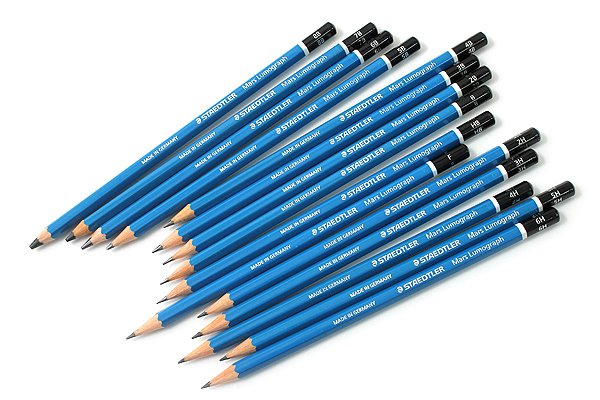 ดินสอเขียนแบบ Staedtler 6B (แพ็ค12แท่ง)