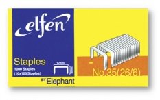 ลวดเย็บกระดาษ ELFEN NO.35 (26/6) (กล่องเล็ก)