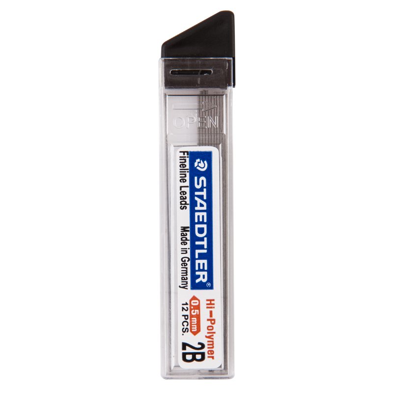 ไส้ดินสอ Steadtler 0.5 mm. 2B(กล่อง12หลอด)