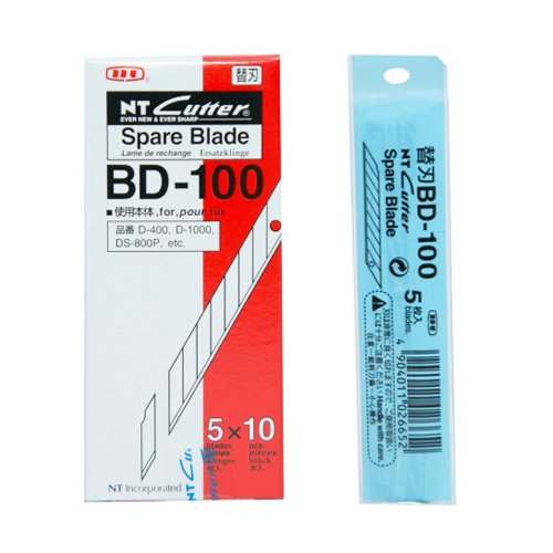 ใบมีดคัทเตอร์ NT BD-100 (50ใบกล่อง)