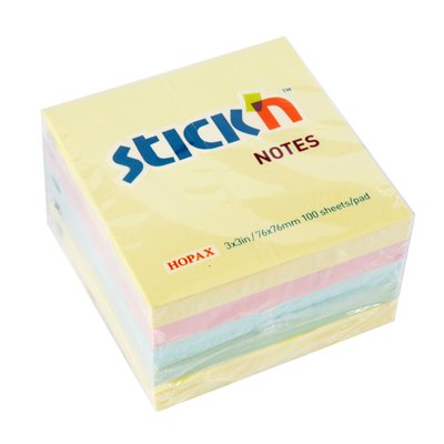   Post it note Stick N 3"x3"pastel(7เล่ม/แพ็ค)