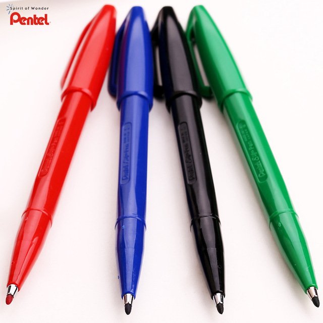 ปากกา Pentel Signpen S520-A 2.0 mm. สีดำ (ด้าม)