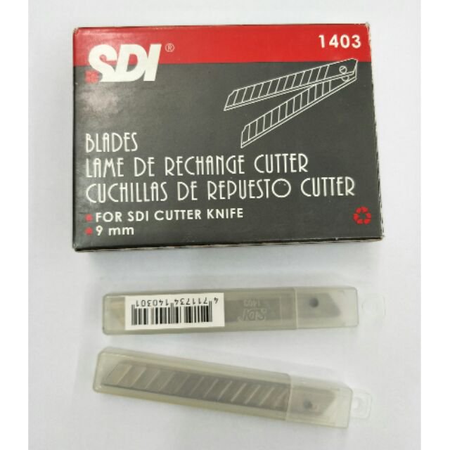 ใบมีดคัตเตอร์ SDI 1403 (กล่องเล็ก100ใบ)