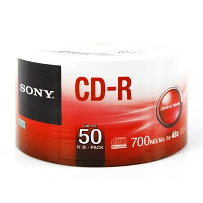 Sony CD-R 50 แผ่นหลอด