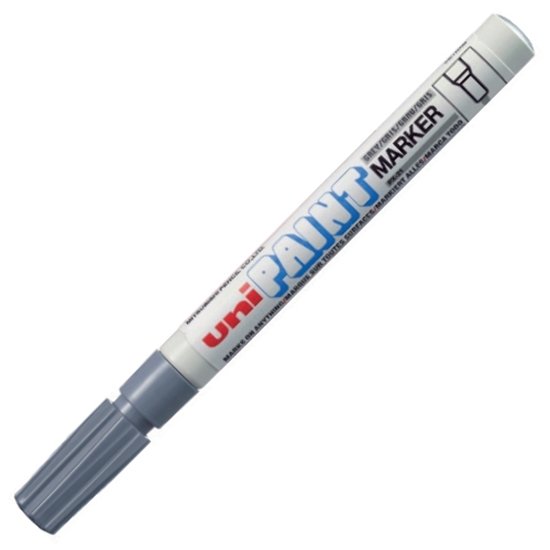 ปากกาเพ้นท์ Uni PX-21สีเทา (แพ็ค12ด้าม)