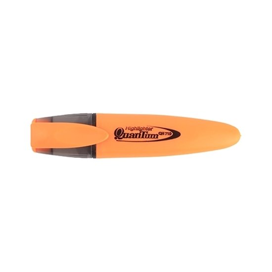 ปากกาสะท้อนแสง ควอนตั้ม สีส้ม QH-710(แพ็ค12ชิ้น)