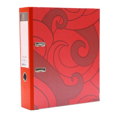 แฟ้มสันกว้าง 3 นิ้ว ตราช้าง No.120F สีแดง (กล่อง24เล่ม)
