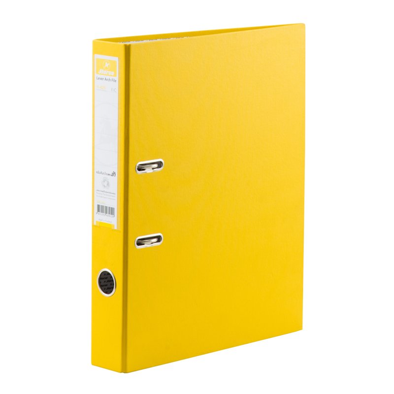 แฟ้มสันกว้าง ตราม้า #425F 2นิ้ว สีเหลือง (กล่อง24เล่ม)